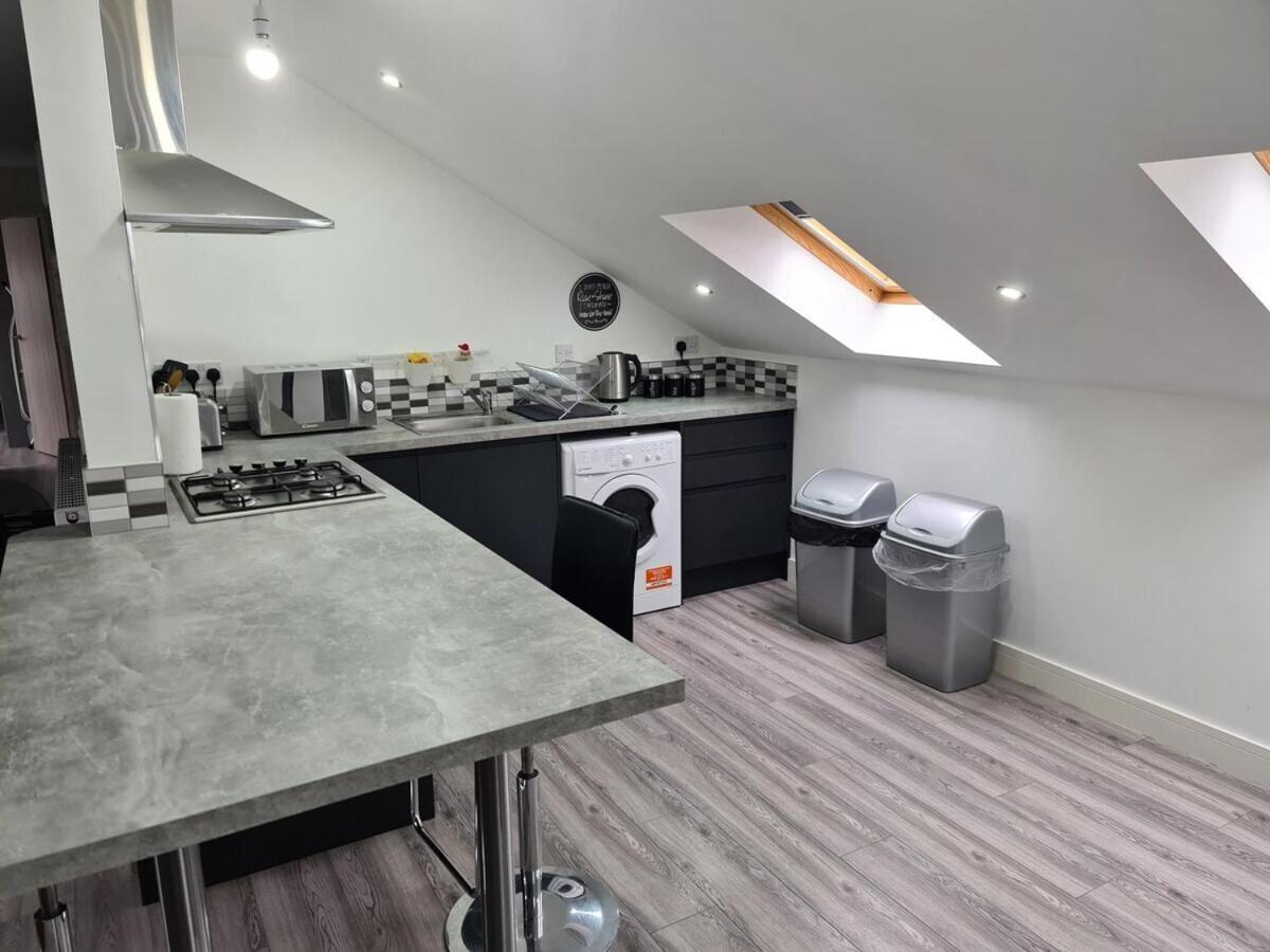 Sav Apartments - 2 Bed Cosy Flat Saffron Leicester Kamer foto