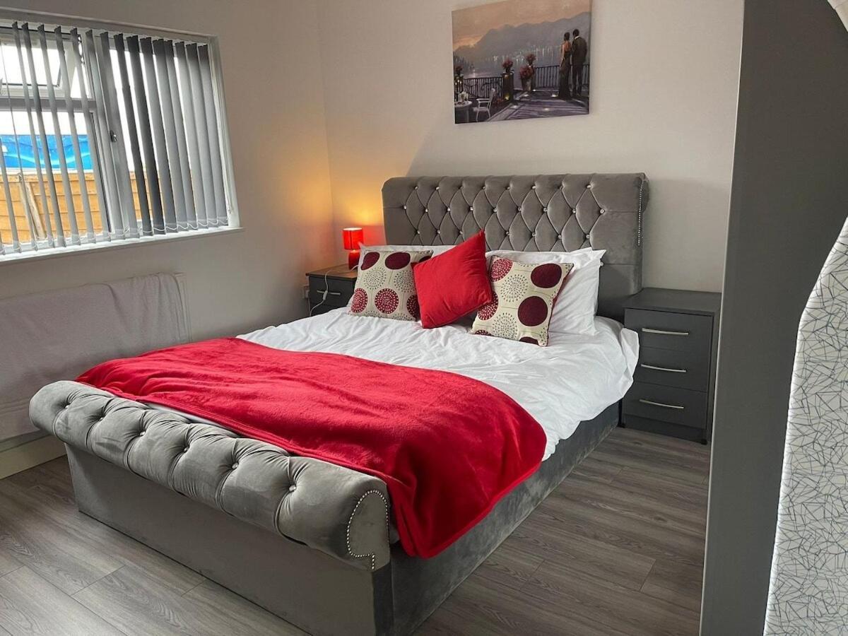 Sav Apartments - 2 Bed Cosy Flat Saffron Leicester Kamer foto